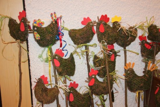 Kreativ:   Mooshuhn basteln