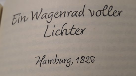 11. Dezember 2019 Ein Wagenrad voller Lichter