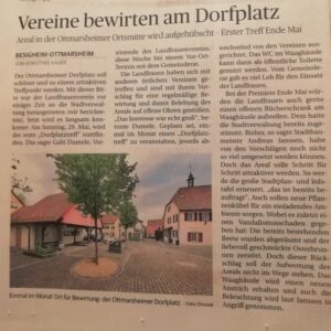 Vereine bewirten am Dorfplatz