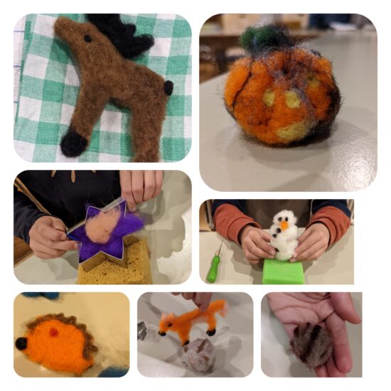 12. Oktober 2022 – Wolle filzen – Juniorgruppe