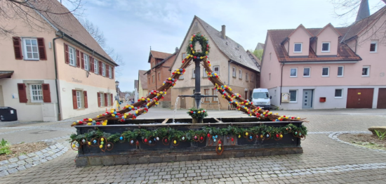 Osterbrunnen am 20. / 22. März 2024