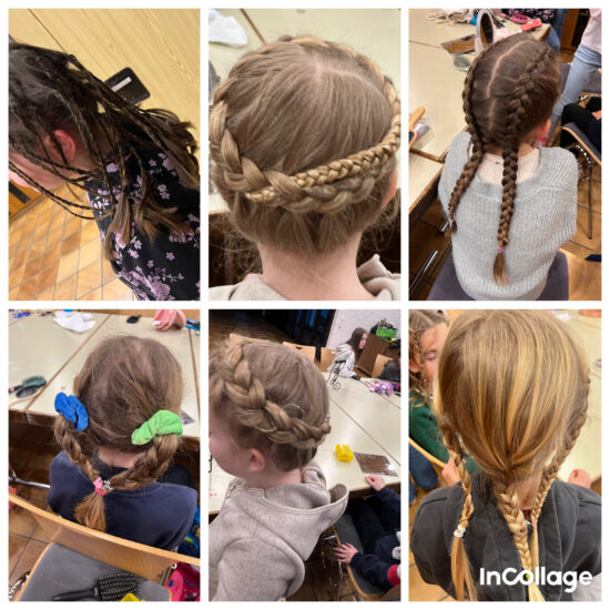 Mittwoch, 28. Februar 2024 – Juniorgruppe – Haare flechten
