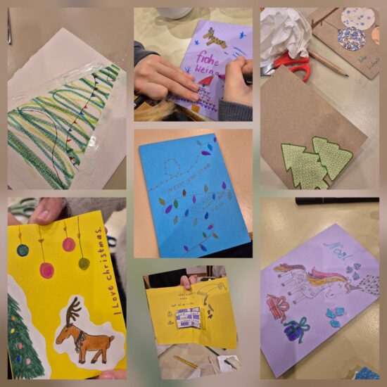 Mittwoch, 4. Dezember 2024 – Juniorgruppe – Weihnachtskarten