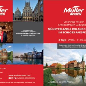 !! 09.-11. August 2025 – Konzert mit Rolando Villazón im Schloss Raesfeld im Münsterland